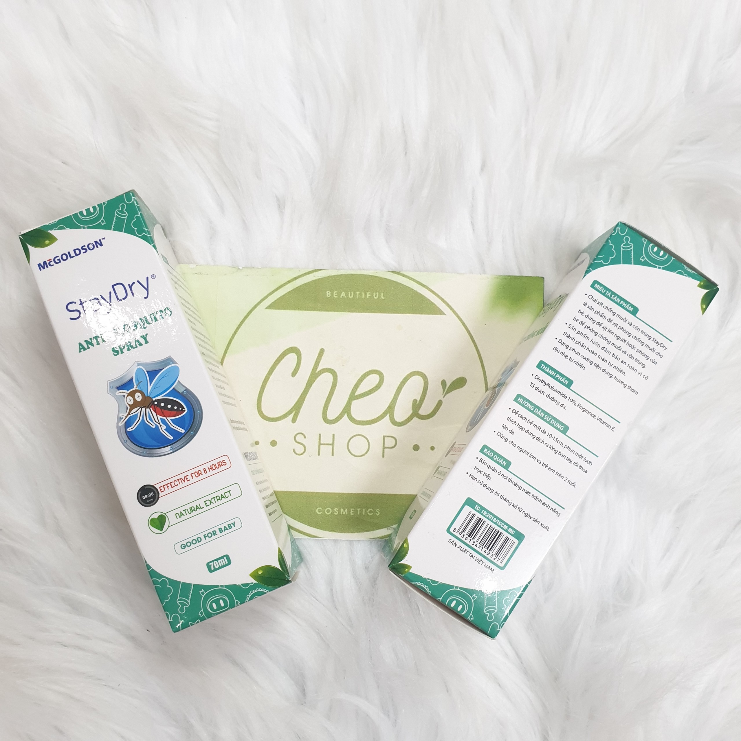 [HCM]Xịt chống muỗi Staydry 70ml