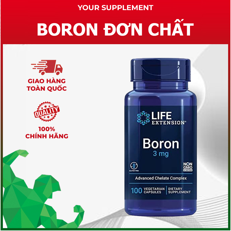 Bổ sung Boron 3mg - 100 viên