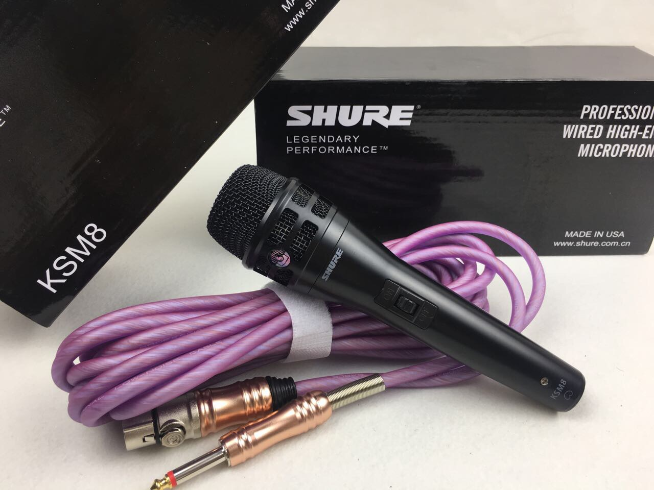 Micro có dây shure ksm8 chính hãng - bảo hành 12 tháng