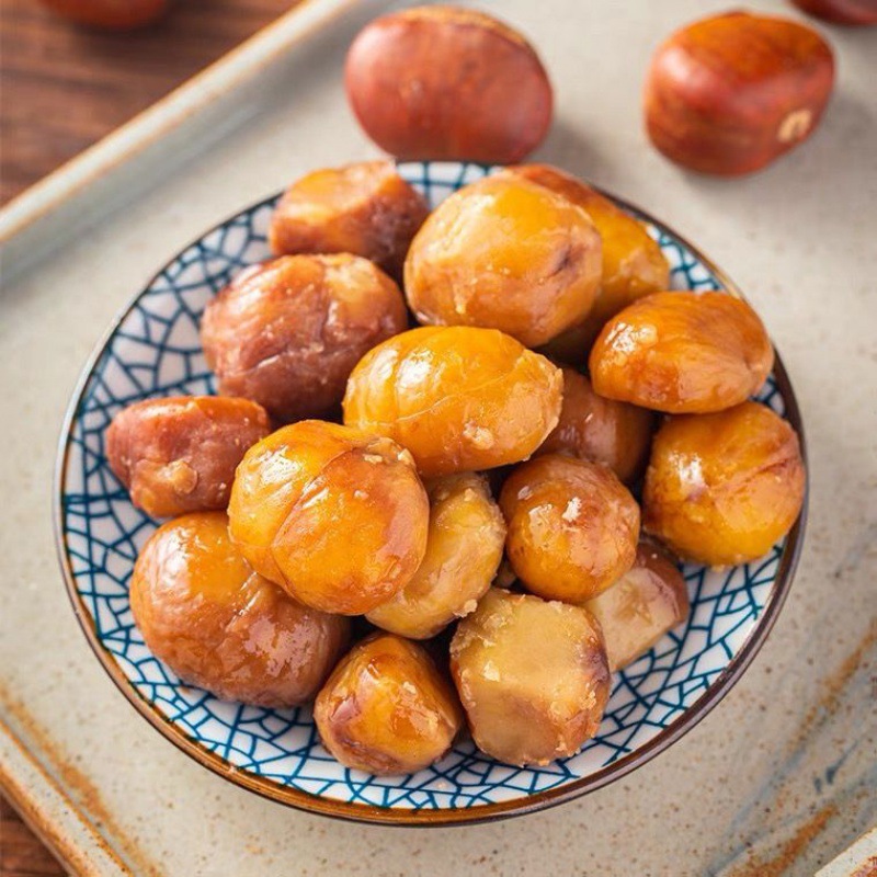 Hạt dẻ mật ong Trùng Khánh - Ăn vặt nội địa Trung