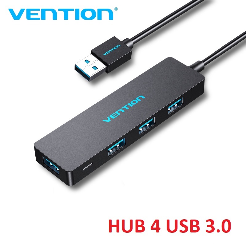 Bảng giá Bộ chia 4 cổng USB 3.0 tốc độ cao có nguồn chính hãng VENTION CHKBB Phong Vũ