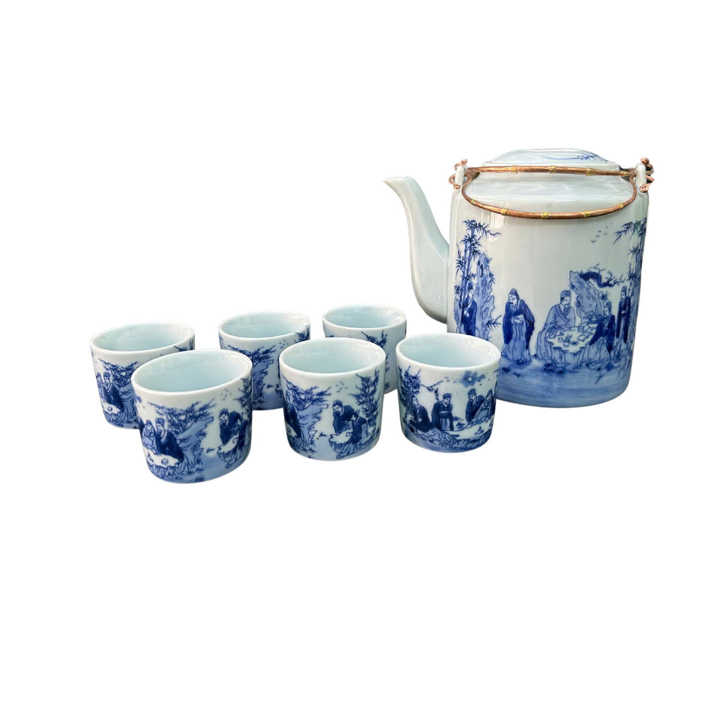 Combo of 06 Beautiful Green Cups for Drinking Water