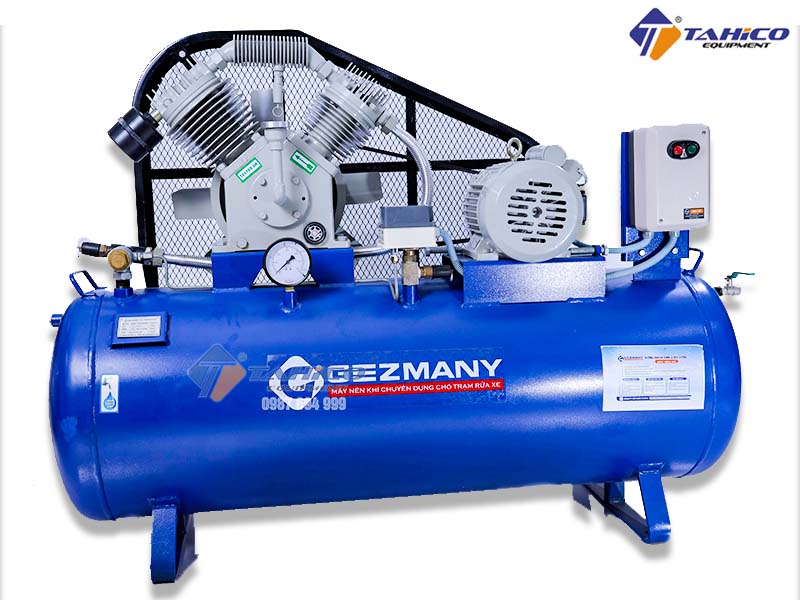 Máy nén khí cho tiệm rửa xe ô tô điện 3 pha 380v – gz600 7,5 hp
