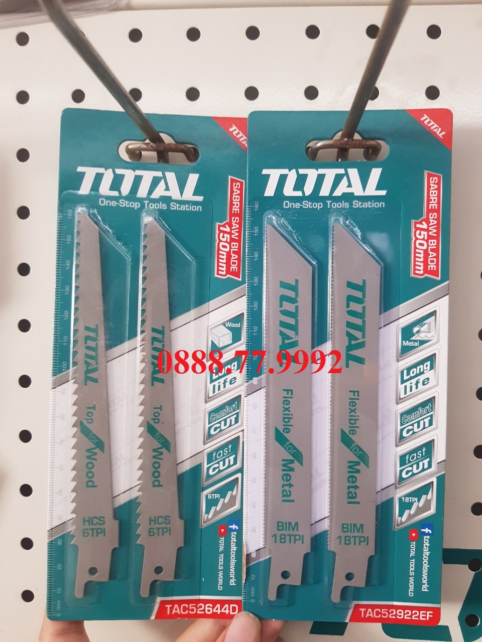 Lưỡi cưa kiếm gỗ- sắt total 150mm model tac52644d - tac52922ef