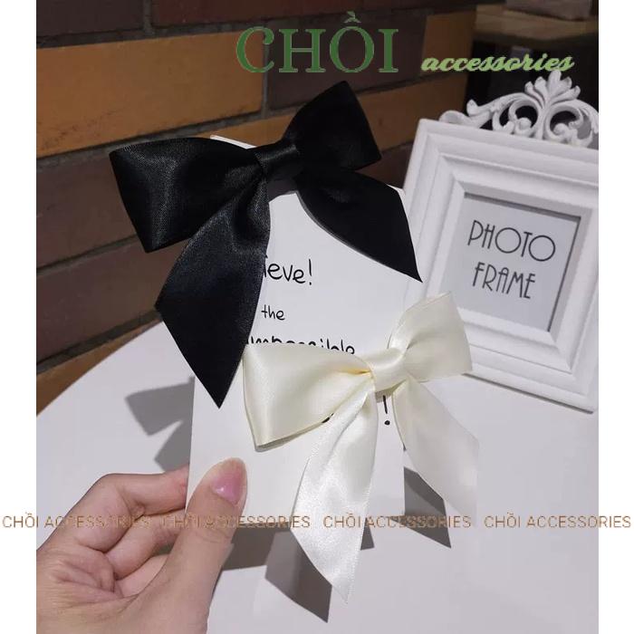 Cặp tóc, kẹp tóc nơ ruy băng cỡ lớn thời trang Hàn Quốc - Y008