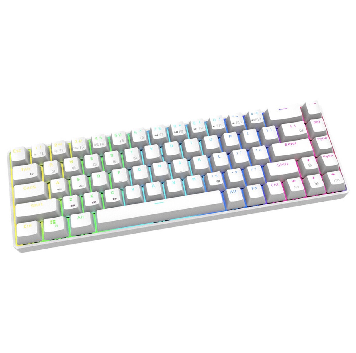 Bàn phím cơ mini chơi game Royal Kludge RK837 RGB cơ học 68 Phím Chế độ kép Bluetooth không dây 5.1 Type-C có đèn nền RGB - Hãng phân phối chính thức