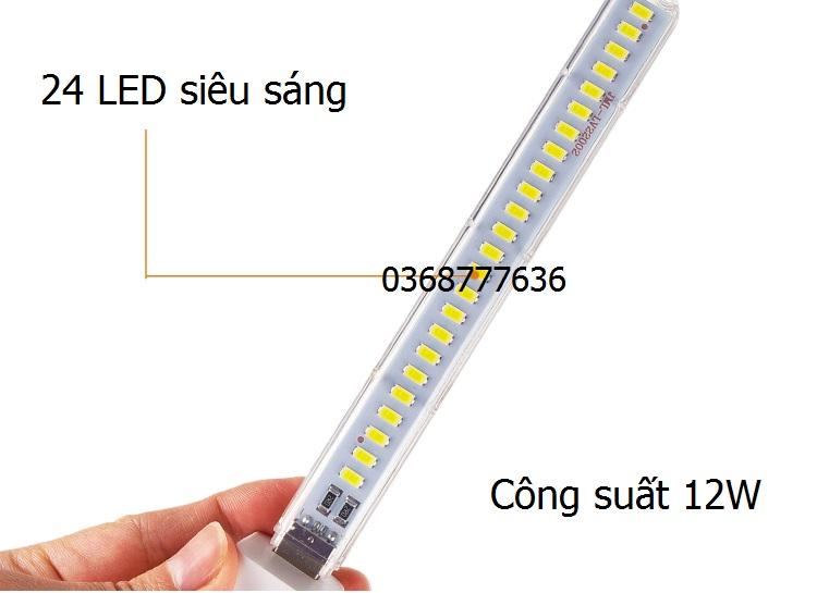 Đèn usb 24 led siêu sáng nhỏ gọn