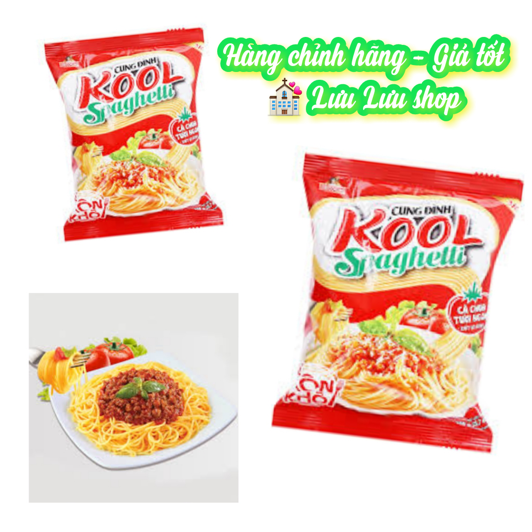 Mì trộn Cung Đình Kool spaghetti xốt cà gói 105g