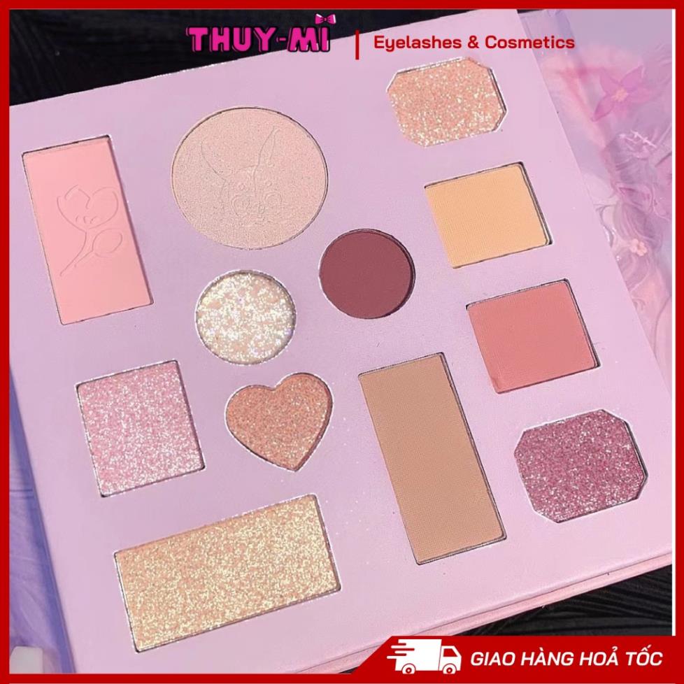 Phấn mắt 12 ô Hanmishu tone ngọt ngào