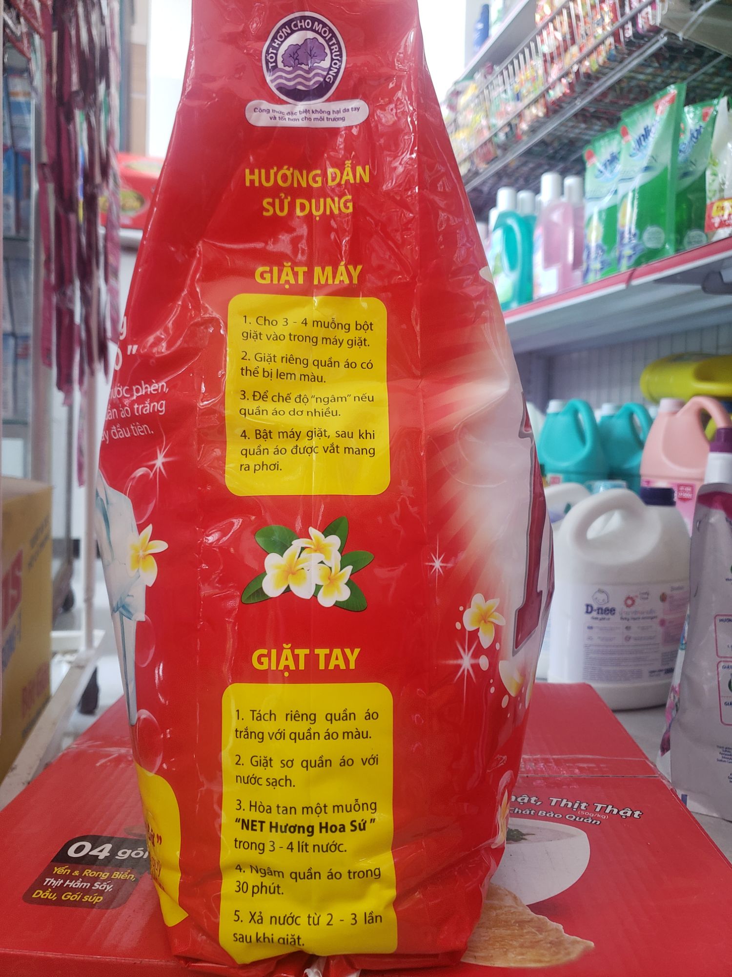 [HCM]Bột giặt NET hương hoa sứ 6kg