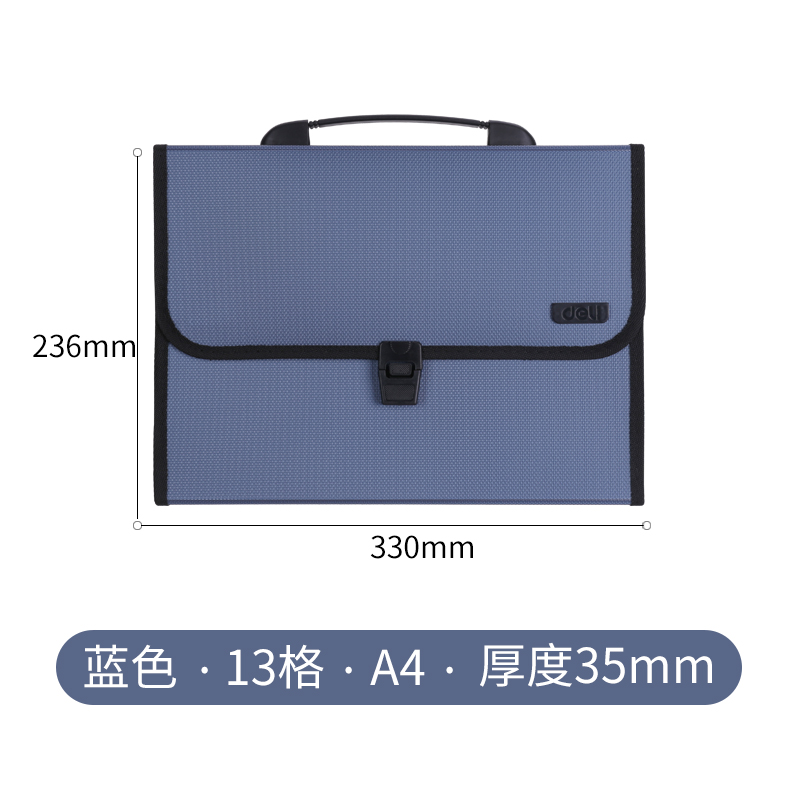 Cặp tài liệu 12 ngăn Deli 5556