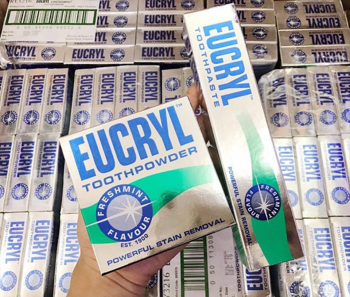 Kem Đánh Trắng Răng Eucryl Toothpaste Freshmint 62g
