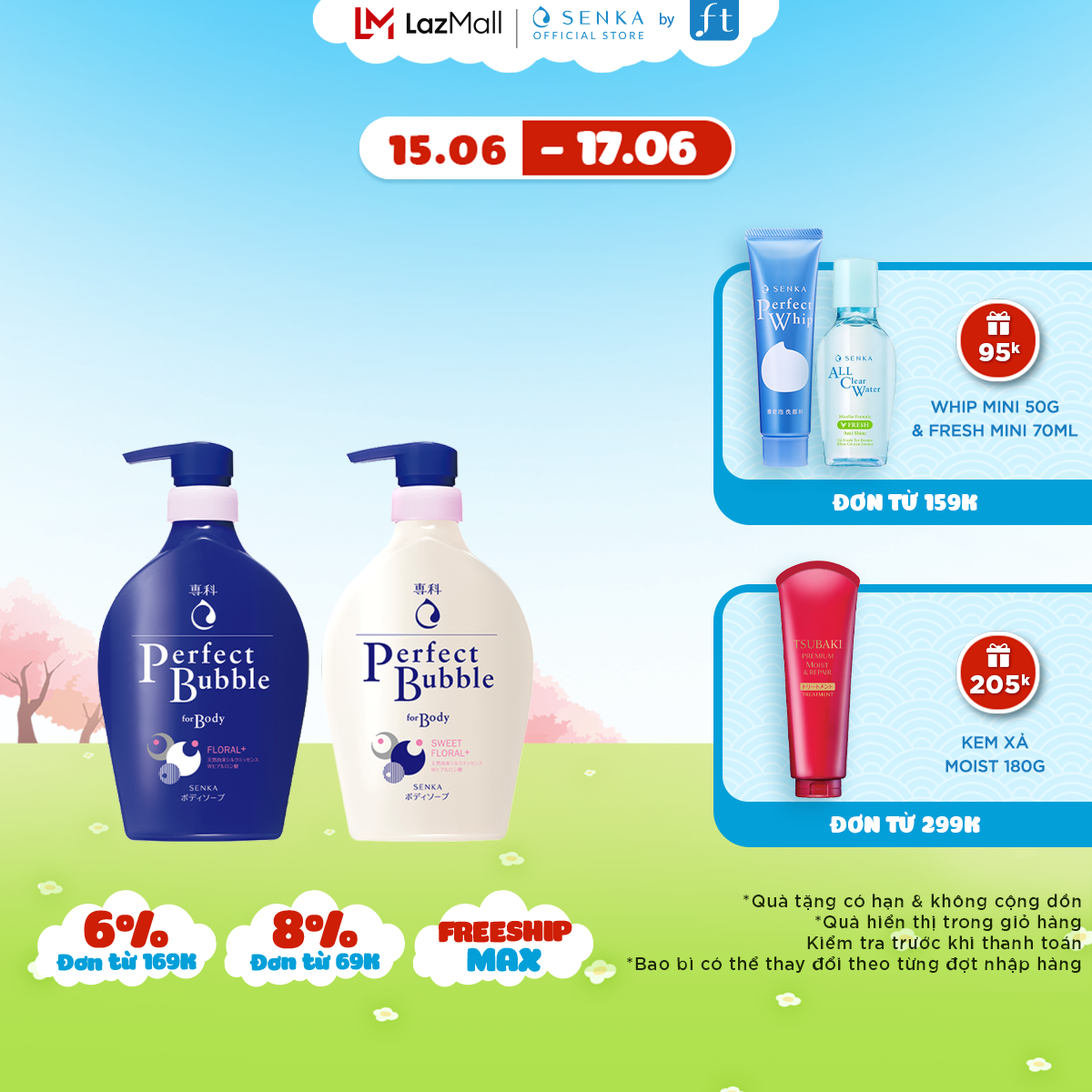 Sữa tắm dưỡng ẩm Senka Perfect Bubble 500ml