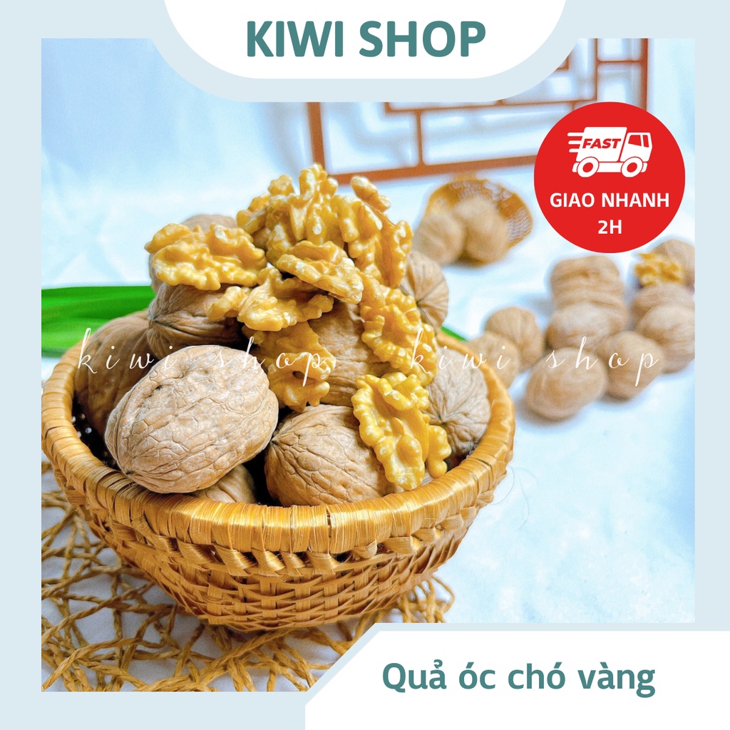 Quả óc chó vàng nhập khẩu Mỹ hũ 350GR *KIWISHOP*