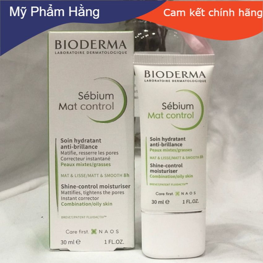 Kem dưỡng ẩm kiềm dầu Bioderma sébium Mat control 30ml