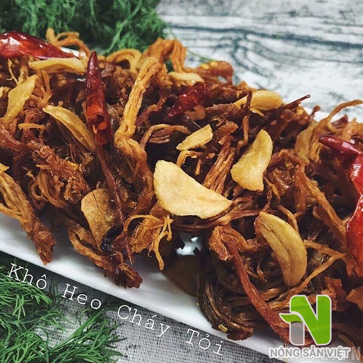 Gói 100g gói heo khô cháy tỏi