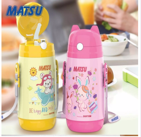 Bình nước học sinh matsu nhựa duy tân có vòi