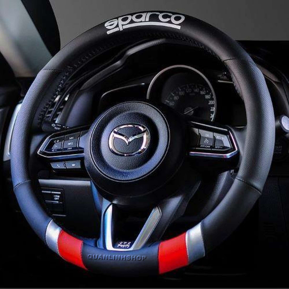 Bọc vô lăng Sparco SPC1115RD