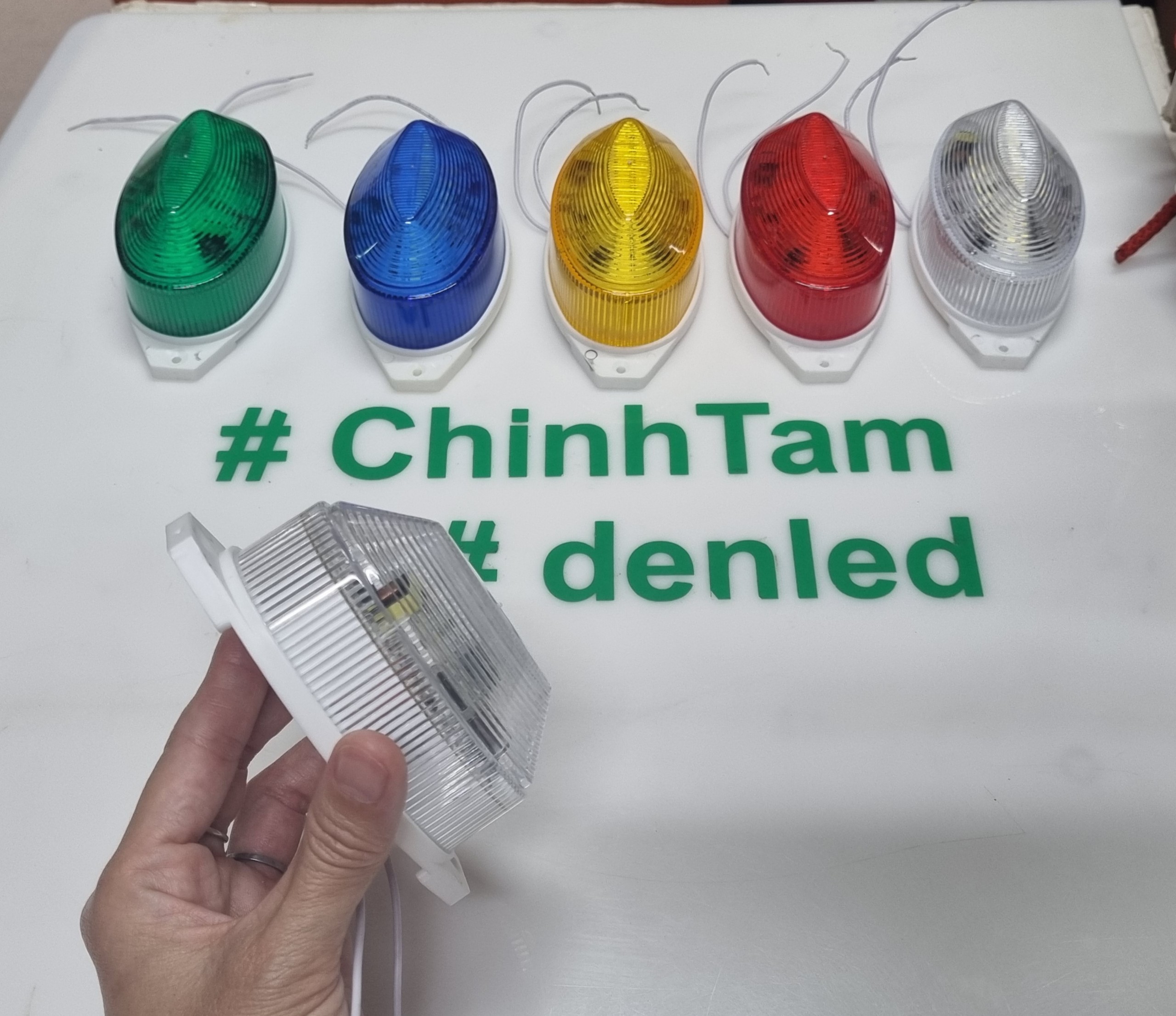 Combo 5 đèn chớp sấm sét flash lamp 220Vac