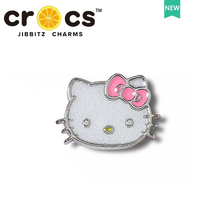Bùa chữ thập jibbit Hello chamr dép Crocs