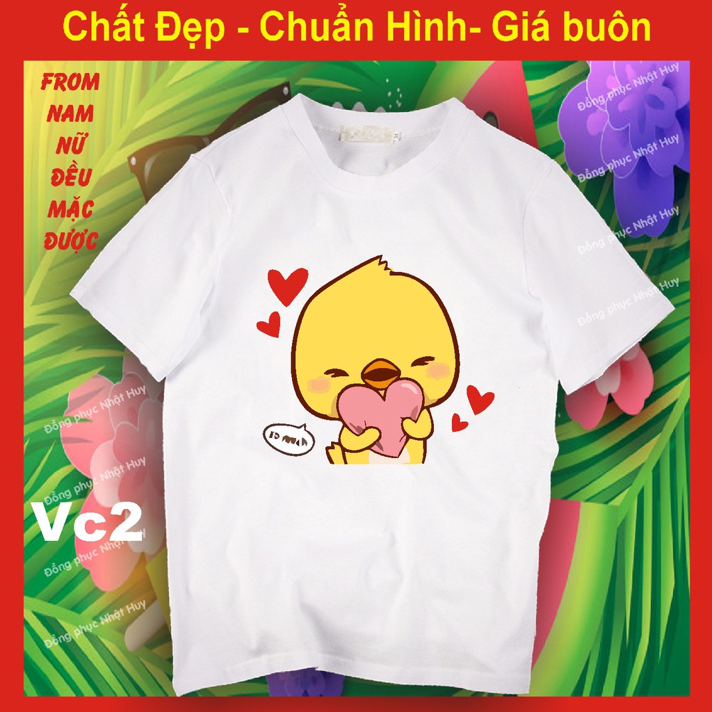 áo thun vịt tik tok 11, biểu cảm,phông bao đổi trả