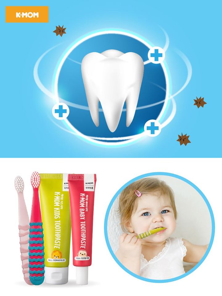Bàn Chải K-Mom Hàn Quốc Cho Bé