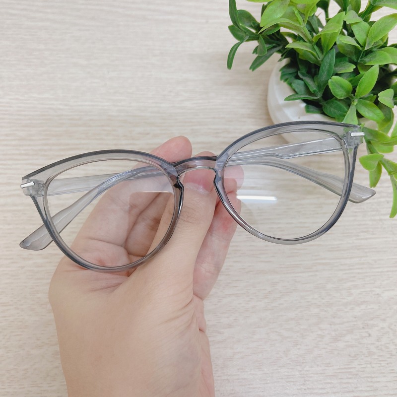 Giá bán Gọng kính mắt mèo thời trang Hàn Quốc 3 màu - ảnh thật 100% - gọng cận sành điệu, mắt kính chống ánh sáng xanh