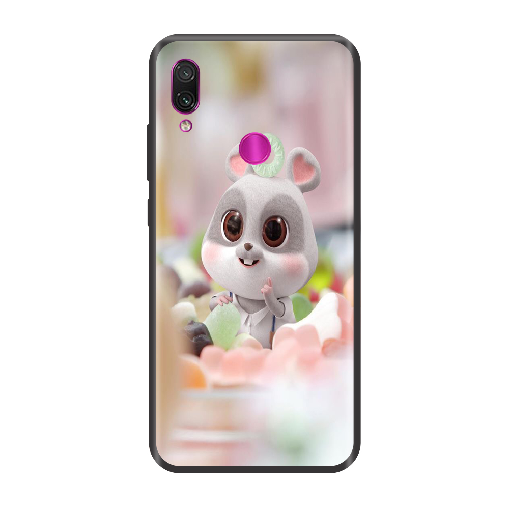 [HCM]Ốp lưng TPU viền dẻo cho điện thoại XIAOMI REDMI NOTE 4/ Note 4X /Note 5 Pro /Note 6 Pro /Note 7 /Note 8 Note 8 Pro Chuột Xuân Ăn Bánh