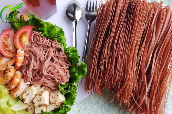 Bún gạo lứt đỏ thực dưỡng eatclean 500Gr