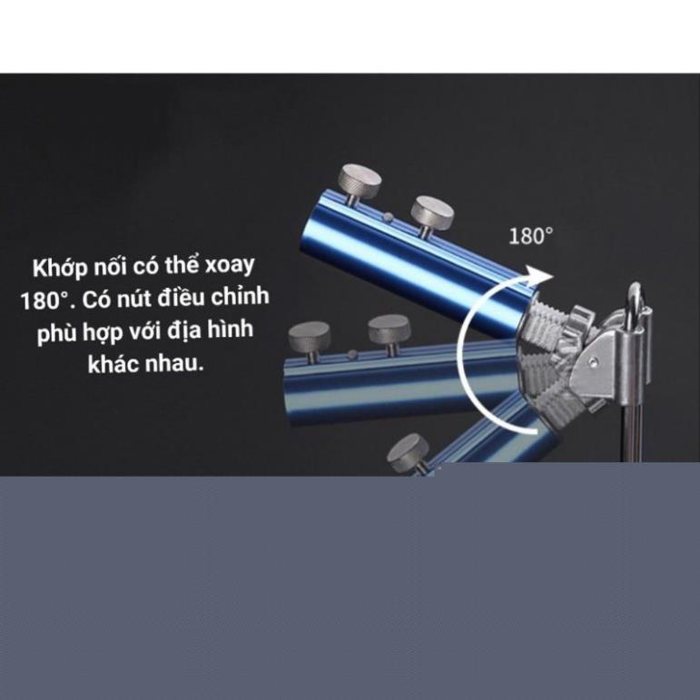 Chân cắm đất inox gác cần câu cá carbon
