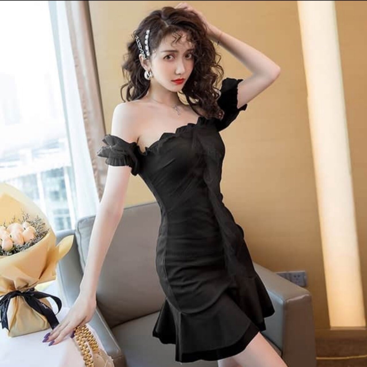 Váy đầm nữ đuôi cá cúp ngực