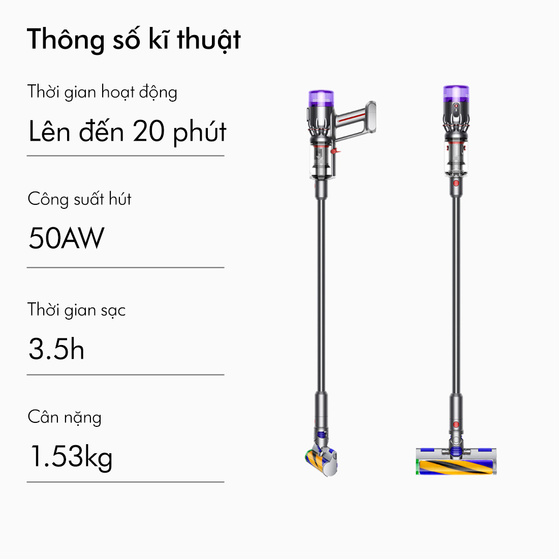 Máy hút bụi không dây Dyson Micro