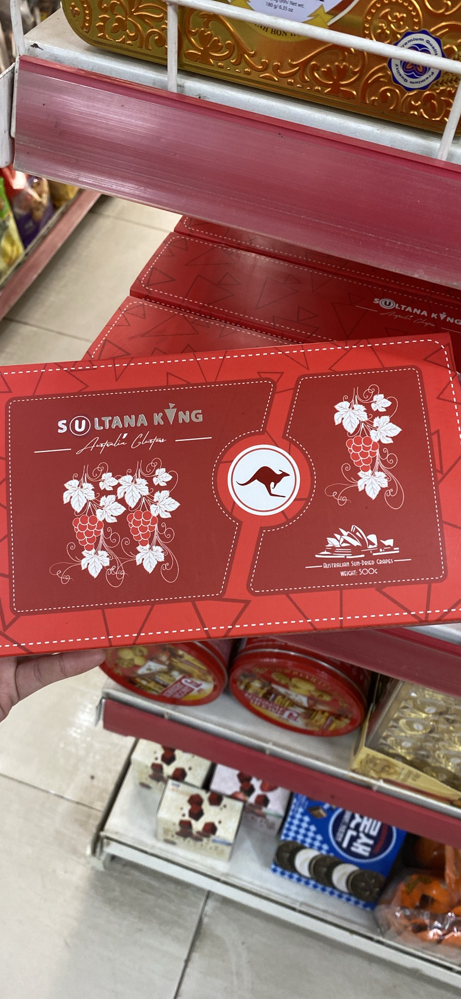 Nho khô nguyên cành THOMSON ÚC