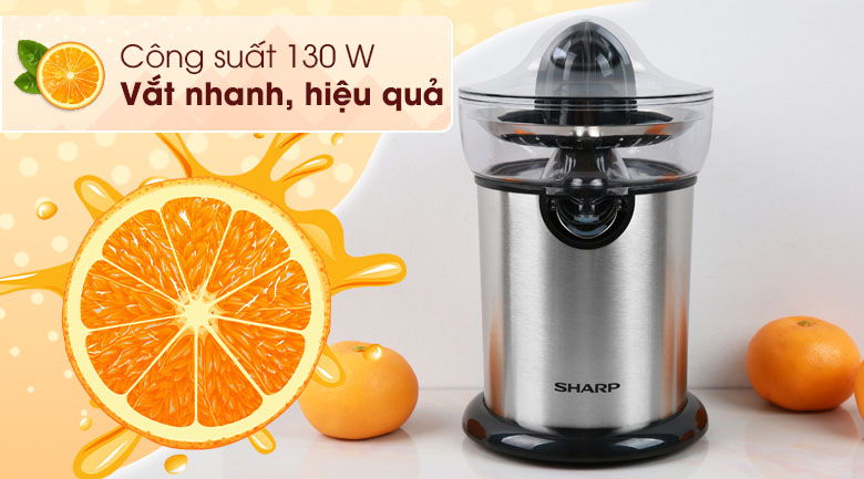 Máy Vắt Cam SHARP EJ-J130-ST - Hàng Chính Hãng (Bảo Hành 12 Tháng)