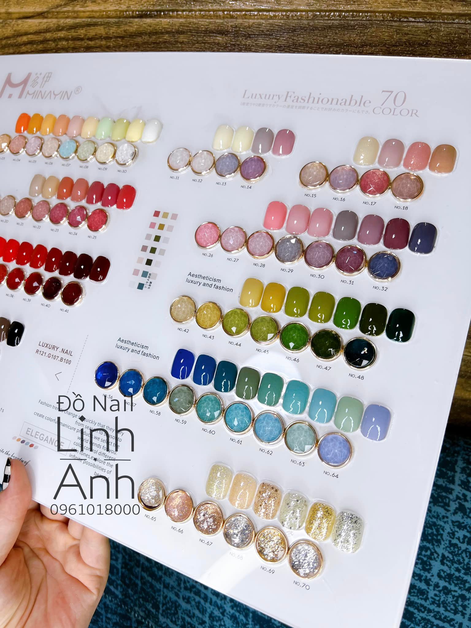 [Siêu Rẻ] Set Sơn Minayin Nhật 70 Màu siêu mướt