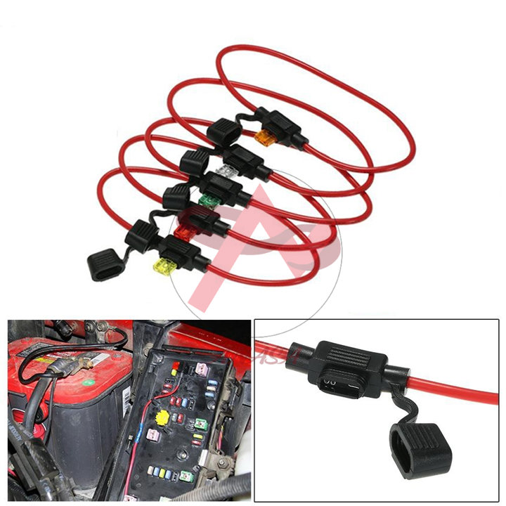 Hộp Đựng Cầu Chì Mini Cho Xe Máy - Ô Tô 12V
