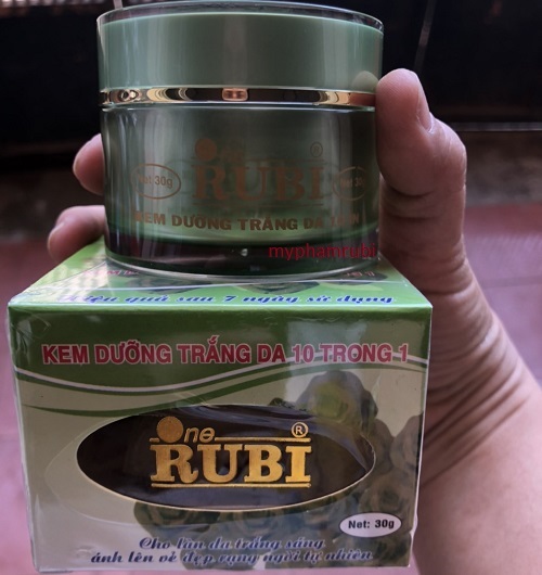 KEM DƯỠNG TRẮNG DA 10 TÁC DỤNG RUBI