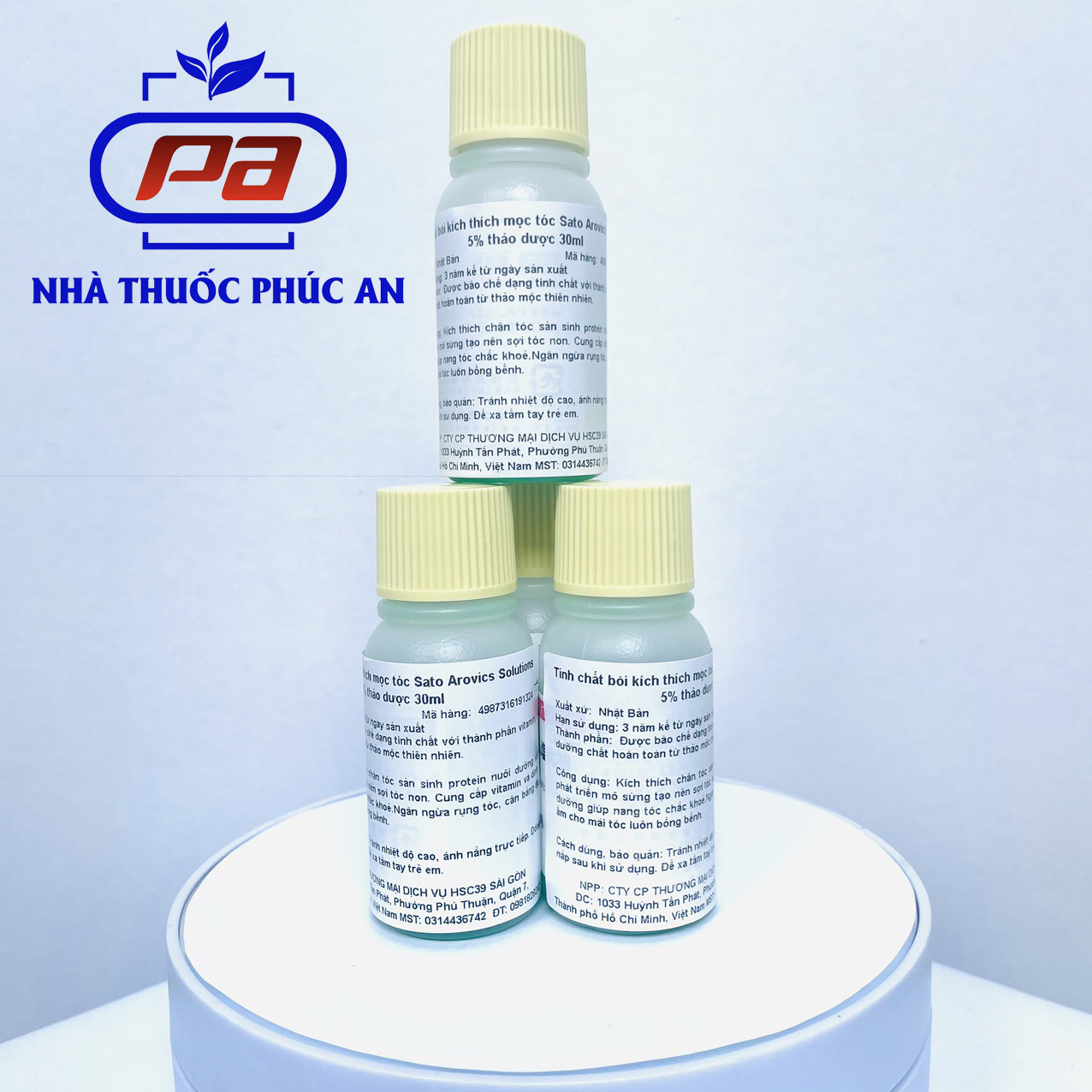 Tinh Chất Kích Thích Mọc Tóc, Ngăn Rụng Tóc Sato Nhật Bản 30ml