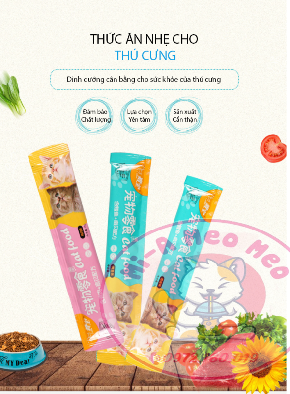 Súp thưởng Cat Food cho Mèo - 15gr /1 thanh