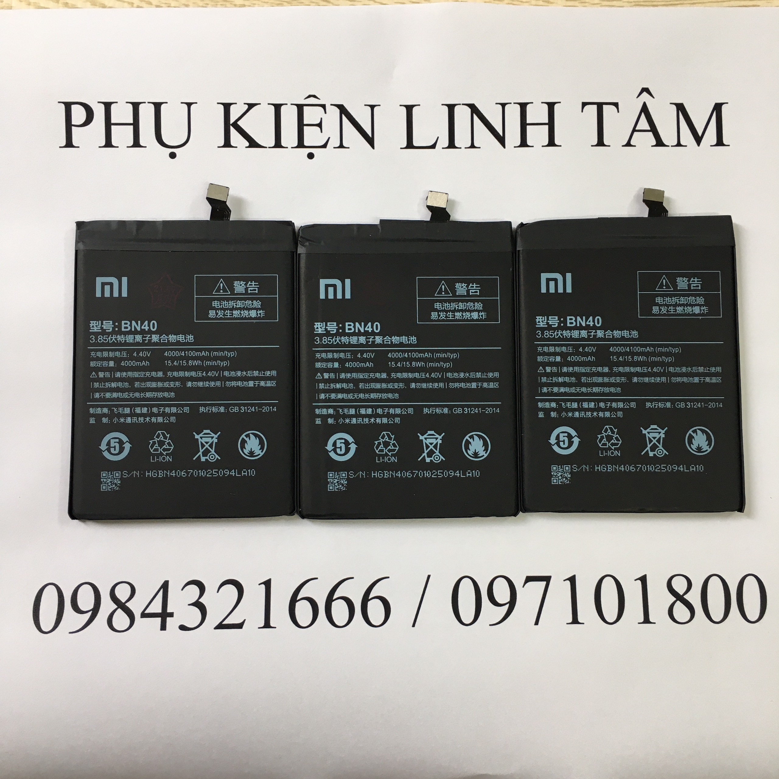 Pin xiaomi redmi 4 prime bn40 - chất lượng cao