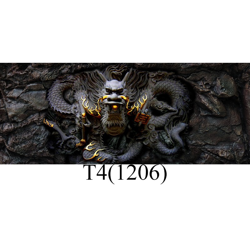 tranh 3d bể cá mẫu rồng