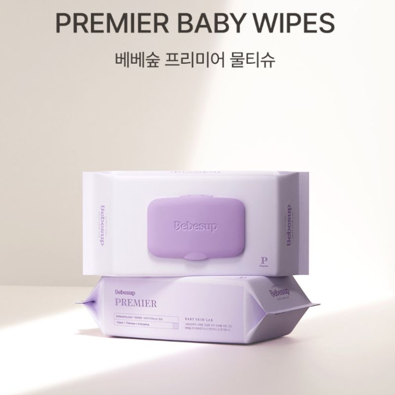 Combo 5 gói khăn giấy ướt Hàn Quốc cho bé sơ sinh- Premier70