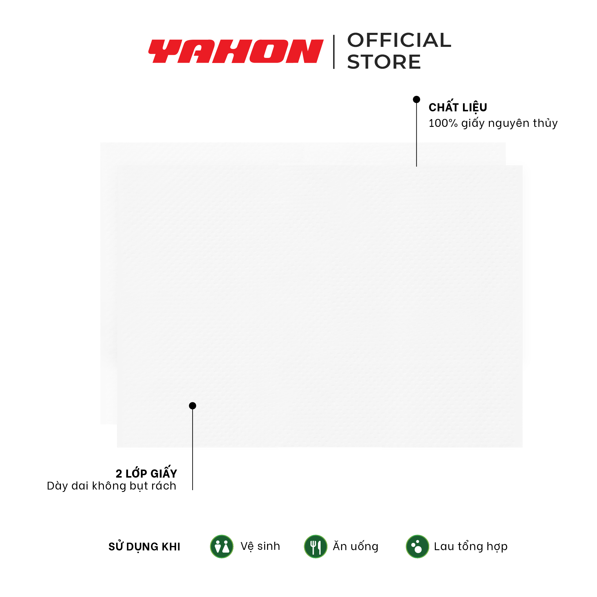 Giấy Vệ Sinh Cuộn 10x20cm LET-GREEN, 700G/Cuộn