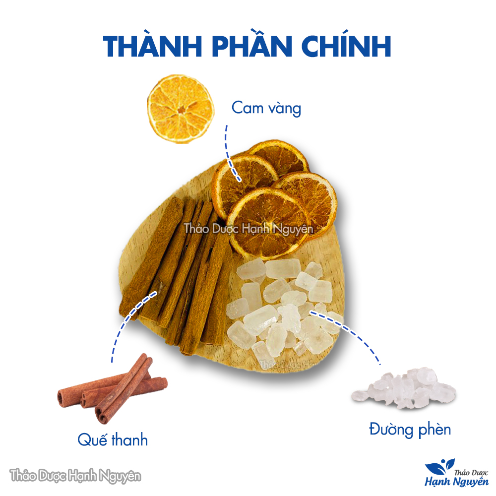 Trà cam quế, trà thảo mộc, giữ ấm cơ thể, giảm ho, tăng cường miễn dịch, giảm stress