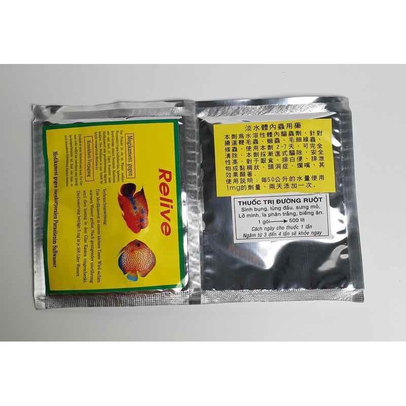 Bột Relive Xử Lý Sình Bụng Phân Trắng cho cá - Hàng Công Ty
