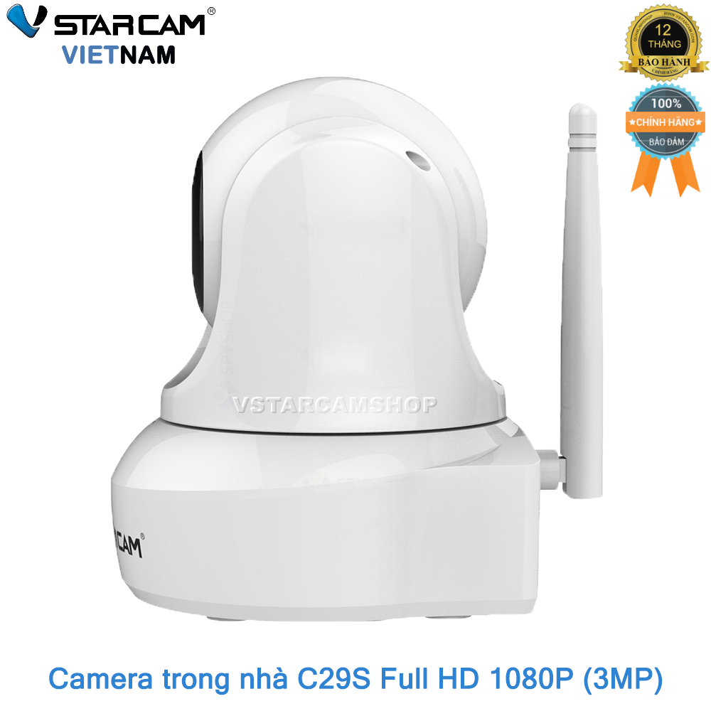 Camera wifi IP Vstarcam C29s Full HD 1080P 3 Megapixel bảo hành 12 tháng