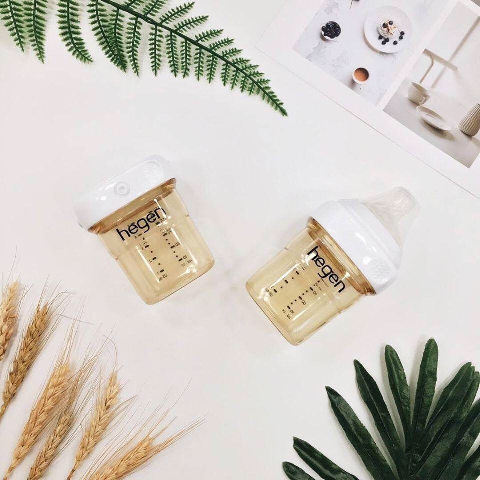 [FULL BOX] Bình sữa Hegen PPSU 150ml núm ti dành cho bé 0-3 tháng tuổi