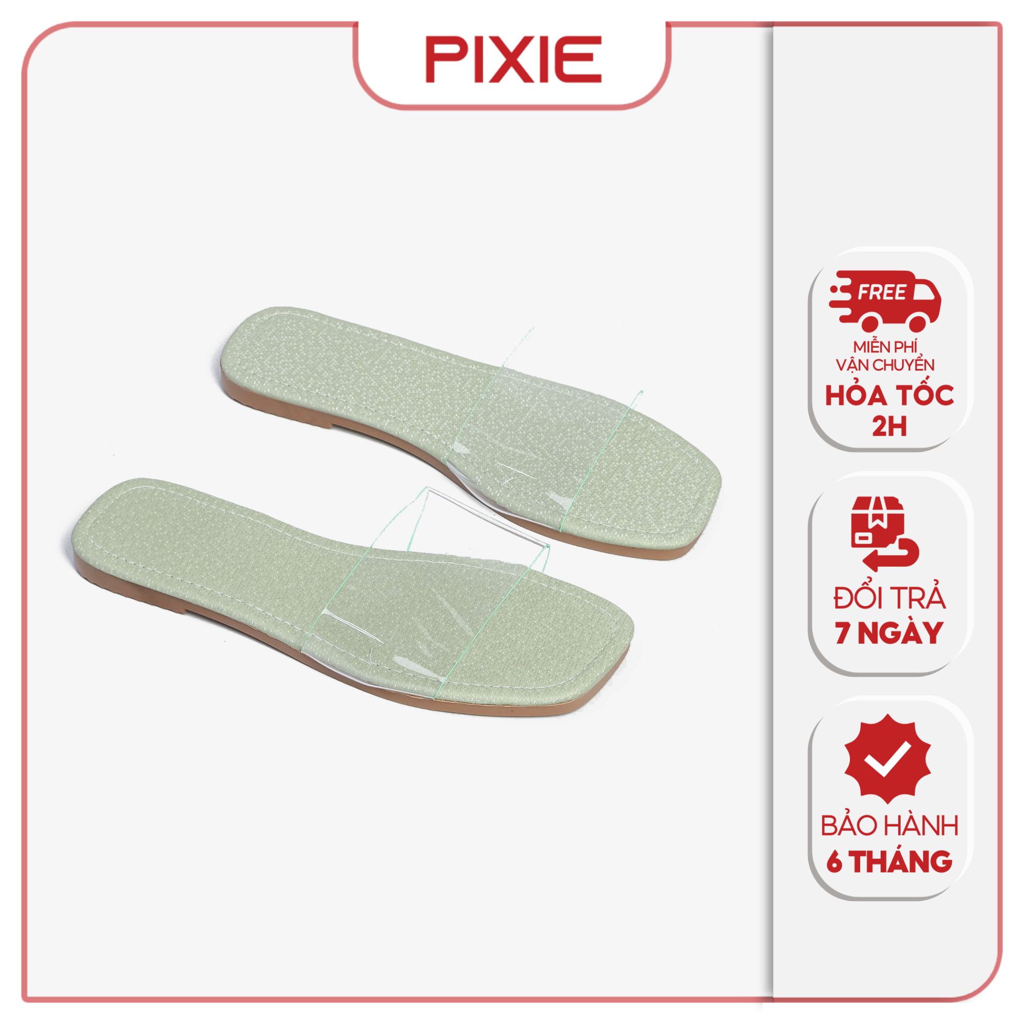 Dép Bệt Nữ Kiểu Quai Trong Pixie E261