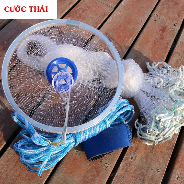 Chài cước Thái Lan.Chài đánh cá 3 mét