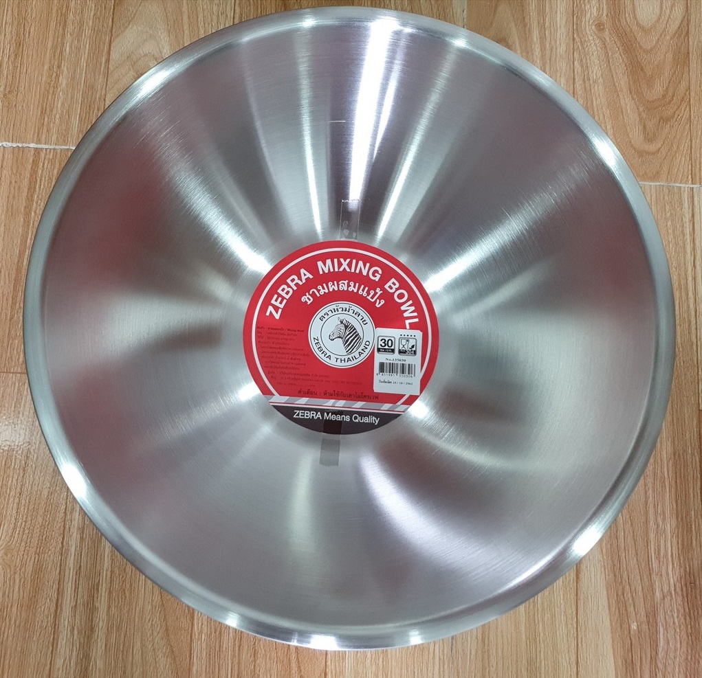 Thau Trộn Inox Zebra - Size 18cm-30cm